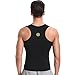 HOPLYNN Men Waist Trainer Vest for Weightloss, Hot Neoprene Corset Compression Sweat vest Body Shaper, Zipper Slimming Sauna Tank Top Workout Shirt -XL