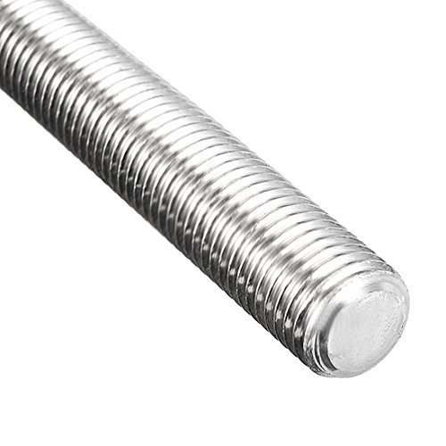 uxcell M16 Fully Threaded Rod, 304 Stainless Steel, 250mm Length, 2.0mm