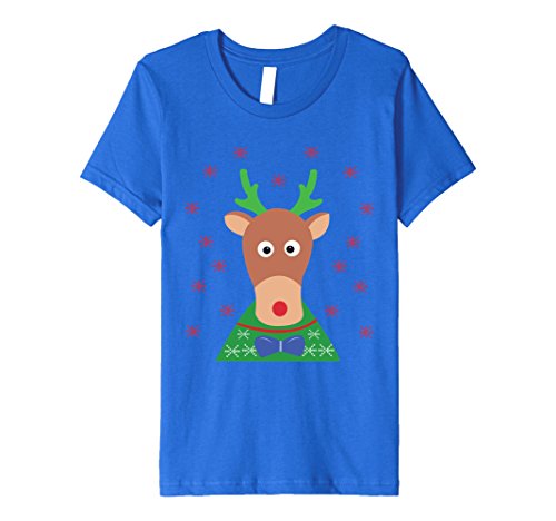 Kids Rudolph Reindeer Ugly Christmas T Shirts For Women Men