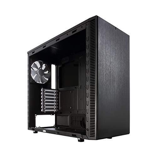Fractal Design Define R5 - Mid Tower Computer Case - ATX - Optimized for High Airflow and Silent - 2X Dynamix GP-14 140mm Silent Fans Included - Water-cooling Ready - Black