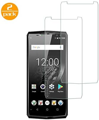 HiKing Screen Protector for Oukitel K10, [2 Pack] Film Protector 9H Hardness Anti-Scratch No-Bubble Tempered Glass for Oukitel K10 - Tansparent