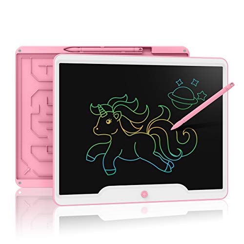 15 Inch LCD Writing Tablet, WOBEECO Electronic Drawing Tablet Kids Tablets Doodle Board Writing Pad for Kids and Adults at Home, School and Office with Lock Erase Button