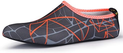 Swim Socks TODYM Barefoot Quick-Dry Water Sports Aqua Socks Neoprene Diving Fin Socks Men Women and Kids For Beach Pool Sand Swim Surf Yoga Water Aerobics-GREY M
