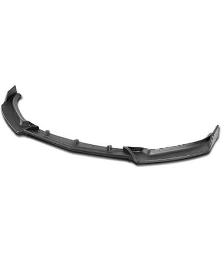 Matte Black Front Bumper Lip Spoiler Cover Trim Set For Mazda 3 Axela 2014-2018