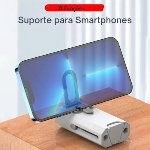 Kit de Limpeza Multifuncional para Eletrônicos – 8 em 1: Teclado, Fone de Ouvido, Telas, Pincel de Alta Densidade, Removedor de Teclas, Microfibra, e Suporte para Smartphone | SHOPNAL
