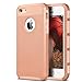 Ailun Phone Case Compatible with iPhone 5s iPhone SE iPhone 5 Soft TPU Bumper Hard Shell Solid PC Back Shock Absorption Anti Scratch Hybrid Dual Layer Slim Cover Gold