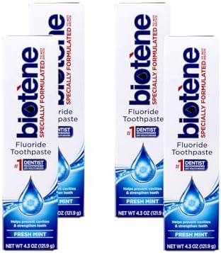 Biotene Fluoride Toothpaste Fresh Mint Original -- 4.3 Oz