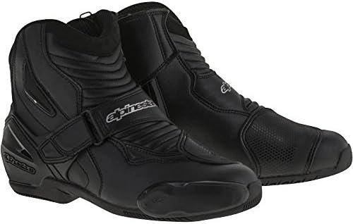 Alpinestars SMX 1 R Short Boots Motorbike Motorcycle Urban Touring Shoes Black 45
