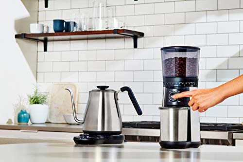 OXO Brew Gooseneck Electric Kettle – Hot Water Kettle, Pour Over Coffee & Tea Kettle, Adjustable Temperature, Built-In Brew Timer, Stainless Steel, 1L​ - Image 9