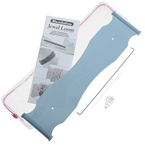 Beadalon Jewel Loom Kit: Beading Loom, Needle, Threader, Pouch (2 Pack)