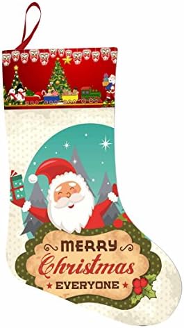 Plush Christmas Stocking With Cool Design Perfect For Xmas Decorations (Gift)