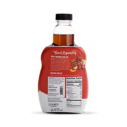 Lakanto Maple Flavored SugarFree Syrup, 1 Net Carb (Maple Syrup, 13 oz