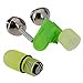 20PCS Sea Night Fishing Rod Tip LED Light Clip Rod Twin Bells Ring Bite Lure Indicator Alarm