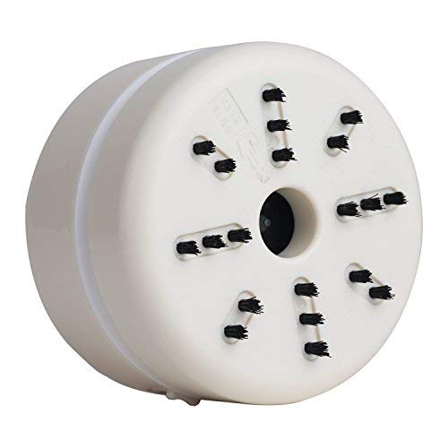 Peerylee Mini Desktop Vacuum Cleaner - Portable Handheld Corner Desk Table Keyboard Computer Laptop Dust Crumb Vac Sweeper Hoover Duster Catcher Collector Remover Buster Cleaning Assistance (White) - Thumbnail 3