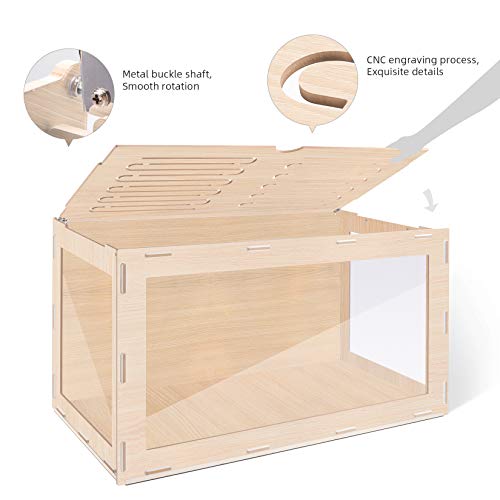 Niteangel Hamster Cage MDF Aspen Bigger World For Dwarf Syrian Hamsters Degus Mices Or Other