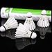 ZHENAN 12-Pack Advanced Goose Feather Badminton Shuttlecocks with Great Stability and Durability,Indoor Outdoor Sports Hight Speed Training Badminton Birdies Balls