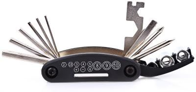 DUUTI Bicycle Repairing Tool Sets Bike Multi Repair Tool Kit - BLACK 172949101 with Hex Spoke Wrench Mountain Cycle Screwdriver