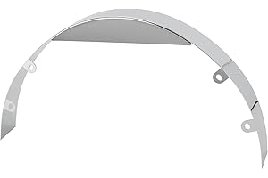 SPEEDWAY MOTORS Speedway Universal Chrome Radiator Cooling Fan Shroud - 3" Wide - Universal Fit - 21" Width - 12.00" Height - Enhances Cooling - Easy Installation - Flexible Design