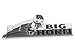 BIGHORN Emblem Badge 3D Stickers OEM BIG HORN Fender for Dodge RAM 1500 RAM 2500 3500 Mopar Chrome