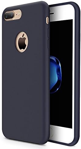 iPhone 7 Case, TitanFan Liquid Silicone Gel Rubber Ultra Shock Absorbing and Anti-fingerprint Anti-scratch Cover Case iPhone 7 (2016) (For i7 - Royal Blue)