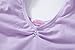 JEE.MDNMD.OO Girls' Flutter Sleeve Skirted Leotard Purple