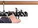 Tenby Living Black Belt Rack, Organizer, Hanger, Holder - Stylish Belt Rack, Sturdy ABS Plastic