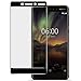 Nokia 6.1 Screen Protector,Nokia 6 2018 Screen Protector,Full Cover Tempered Glass Screen Protector with ABS Curved Edge Frame, Anti-Fingerprint HD Screen Protector Film for Nokia 6.1 2018