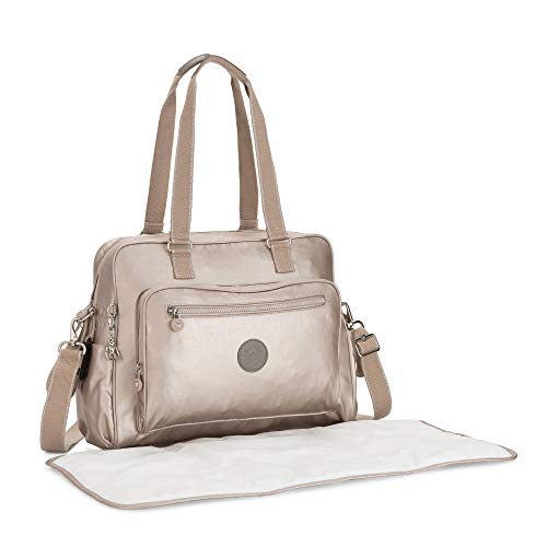 Kipling Women's Alanna Diaper Bag, Metallic Glow, One Size Pricepulse