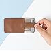 Distil Union Wally Junior | Slim, Leather Wallet and Card Holder for Smartphones, Leather Stick-On Wallet with Pull-Tab