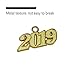 GraduationRoyal 9 inch Graduation Tassel with Gold Year Charm (Black, 2019)
