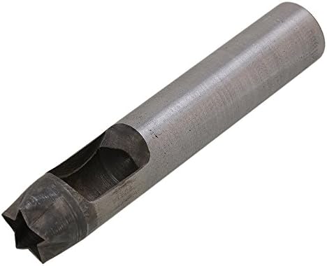 CNBTR 45# Steel Silver Five-pointed Star 15MM Hollow Leather Punch DIY Cutter Tool