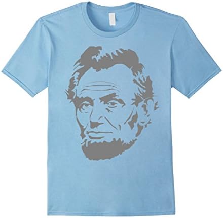 Men's Abraham Lincoln t-shirt - Abe - President - America Medium Baby Blue