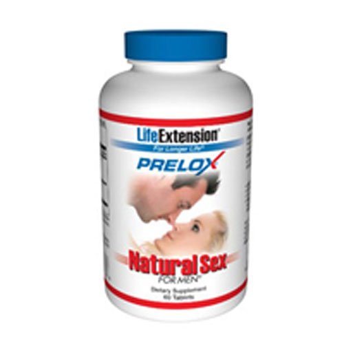 LifeExtension Prelox Natural Sex for Men-60 Tabs (Pack of 2)