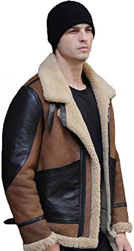 19 メンズ ムートンジャケット シープスキンコート ショートレザージャケット 厚くて暖かいメンズファーコート
