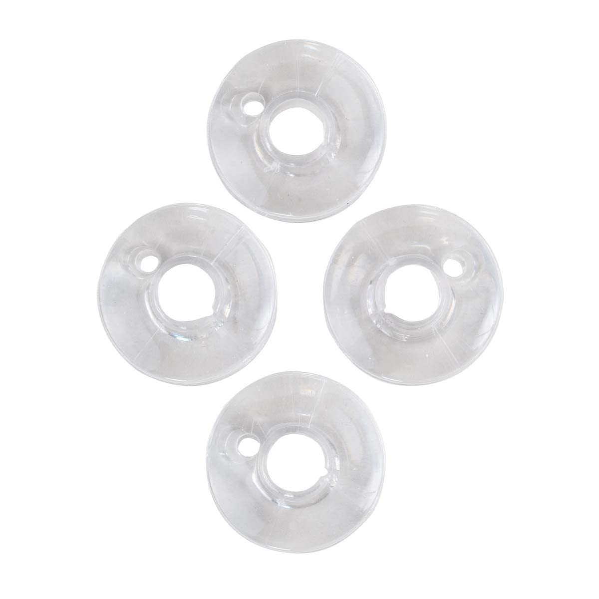 SINGER Bobbins Class 66 Transparent Plastic Bobbins – Replacement Bobbins for Sewing Machine, Bobbins Sewing Machine, Sewing Machine Bobbins, Sewing Machine Accessories, 4ct