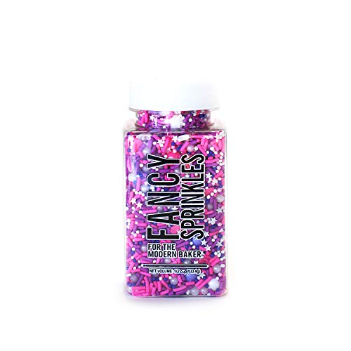 Fancy Sprinkles Edible Glitter Sprinkle Mix for Baking, Cake and Cookie