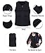 Wonderience Men Waist Trainer Vest Hot Neoprene Sauna Suit Corset Body Shaper Zipper Tank Top Workout Shirt(Black, Small)