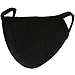 5 Pack Unisex Mouth Mask Adjustable Anti Dust Face Mouth Mask,Black Cotton Face Mask for Cycling Camping Travel - 100% Cotton, Washable, Reusable Cloth Masks Made in the USA