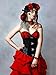Hicarer Halloween Day of the Dead Costume Gothic Wedding Costume for Women Halloween