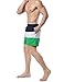 SHENGRUI Men's Swim Trunks Quick Dry Casual Swim Shorts Green M
