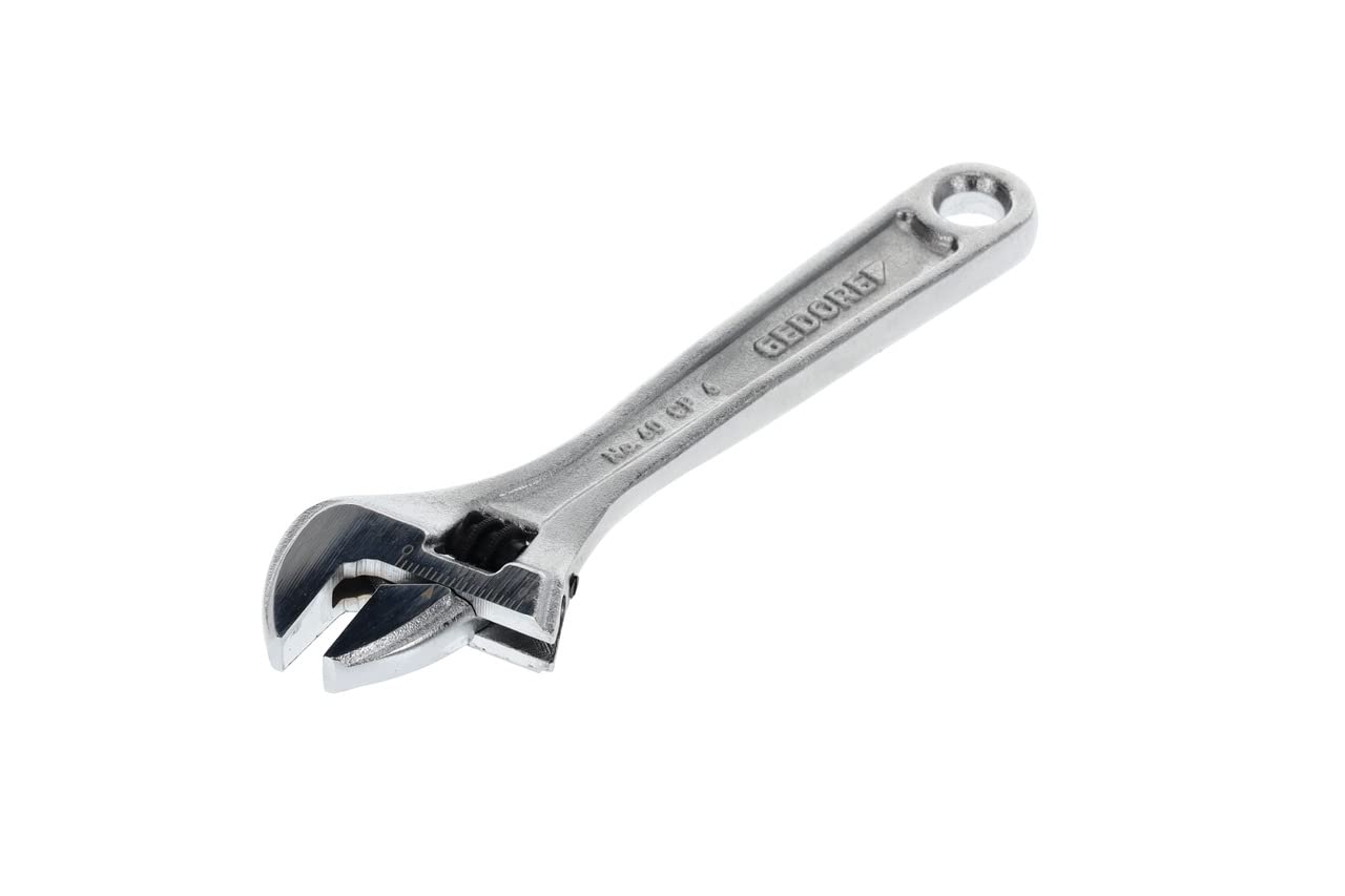 GEDORE Single Open-Ended Spanner, AF 20 mm (25/32"), Scale, Swedish Pattern, Chrome-Plated, 60 CP 6