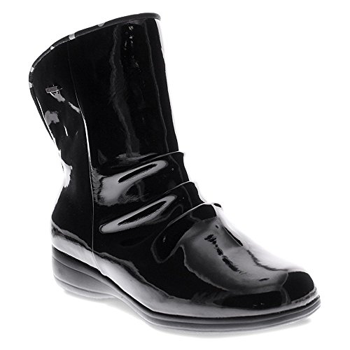 Flexus by spring step women s candyapple boot, black, 40 eu/9 m u…