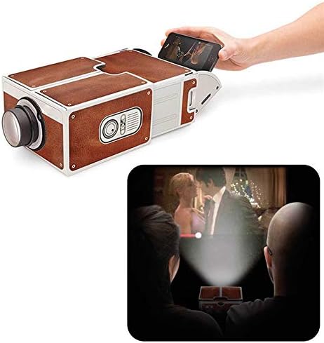 Syfinee Cardboard Smartphone Portable Projector 2.0 / Install Phone Projector Movie No Installation is Required
