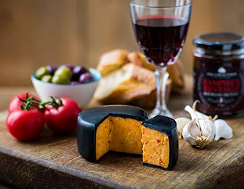 Smokey Tomato & Garlic Cheddar Cheese - Waxed Truckle 200g