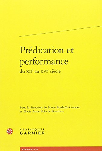 Prédication et performance