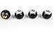 MM-Sports-USA Bicycle [Qty: 1] Set of 4 Billiards 8-Ball Shaped Tire Valve Stemsthumb 1