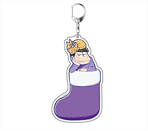 Osomatsu san Christmatsu acrylic key holder Ichimatsu From Japan New