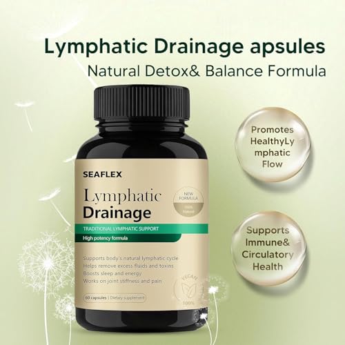 Lymphatic Drainage Capsules 60 Capsules – Lymphatic Drainage & Supports Cellulite Reduction