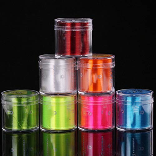 Yihaifu Nylon Schnur Strong Nylon Angelschnur Angelschnur bunter Fischer 500M Monofilent Linie Japan-Material… – Bild 5