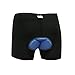 Lixada Men's 3D Padded Bicycle Bike Shorts UnderwearBreathable Cycling Shorts with Anti-Slip Leg Grips and Sweat Resistant Properties